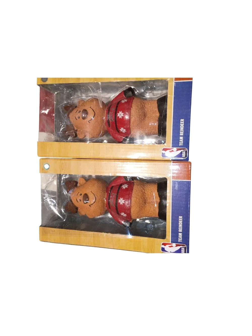 Two NBA Chicago Bulls Team Christmas Reindeer 7